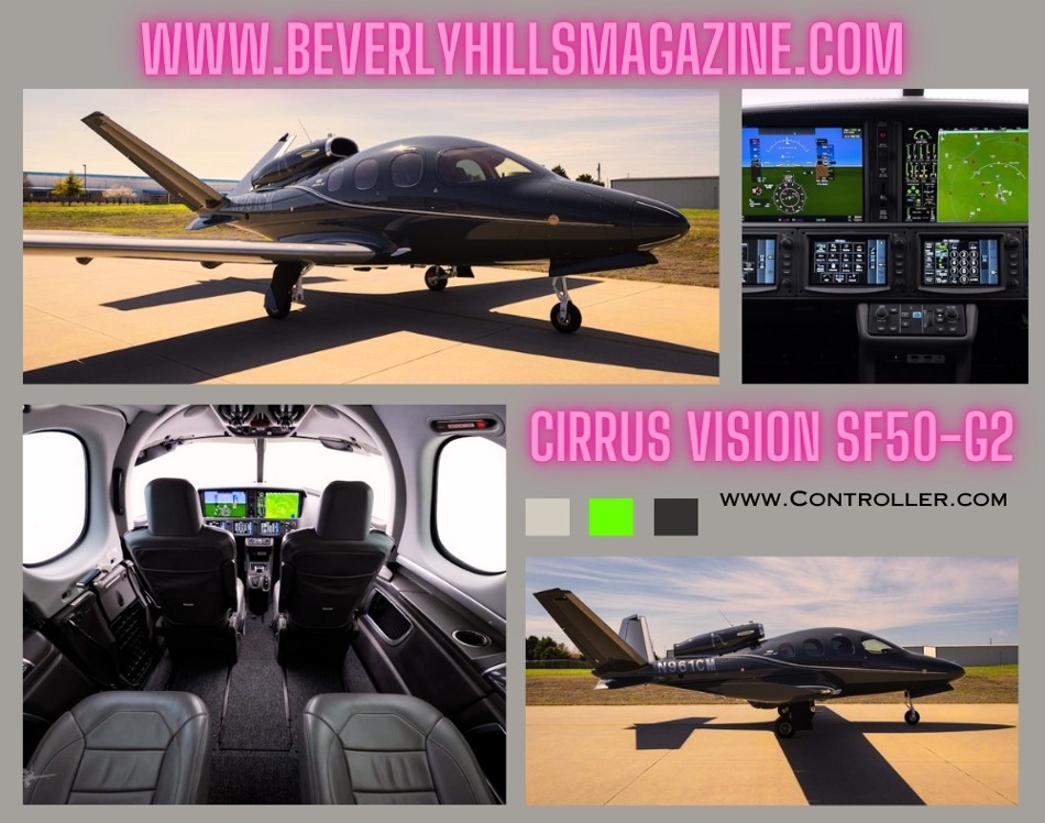 Cirrus Vision SF50 - G2 Private Jet #bevhillsmag #privatejet #jet #gulfstream #gulfstreamG550