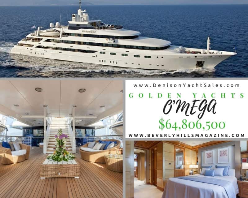 Luxury Yacht: Golden Yachts O'Mega #beverlyhills #beverlyhillsmagazine #bevhillsmag #yacht #megayachts #travel #luxury #lifestyle #superyachts #yachting #yachtlife #megayachts