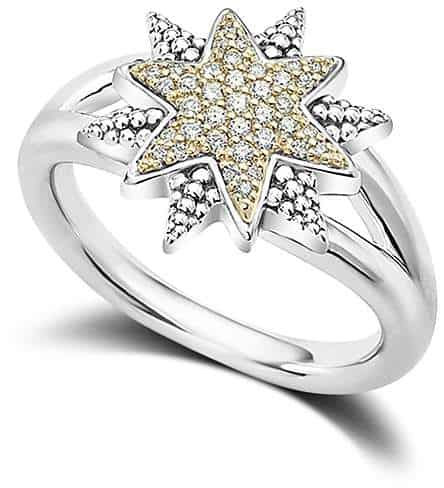 North Star Diamond Ring. BUY NOW!!! #BevHillsMag #beverlyhillsmagazine #fashion #shop #style #shopping #jewelry