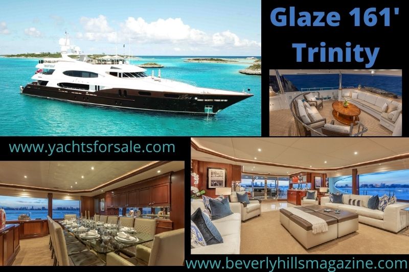 Elegant Yacht: The Glaze 161' Trinity #luxuryyacht #beverlyhills #beverlyhillsmagazine #luxuryyachtingvessel #yachtlife #yacht #yachting #Glaze161' #Trinity #Glaze161'Trinity #motoryacht #superyacht