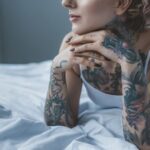 How to Dress if You Have Tattoos #beverlyhills #beverlyhillsmagazine #tattoremoval #tattooplacement #wearingadress #floraldesign