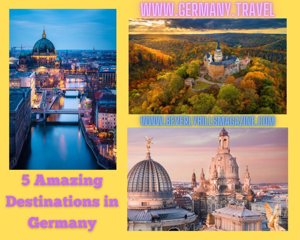 5 Amazing Destinations in Germany #travel #germany #vacation #europe #bevhillsmag #beverlyhills #beverlyhillsmagazine