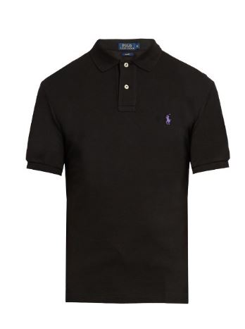 Black Polo Shirt for Men by Ralph Lauren