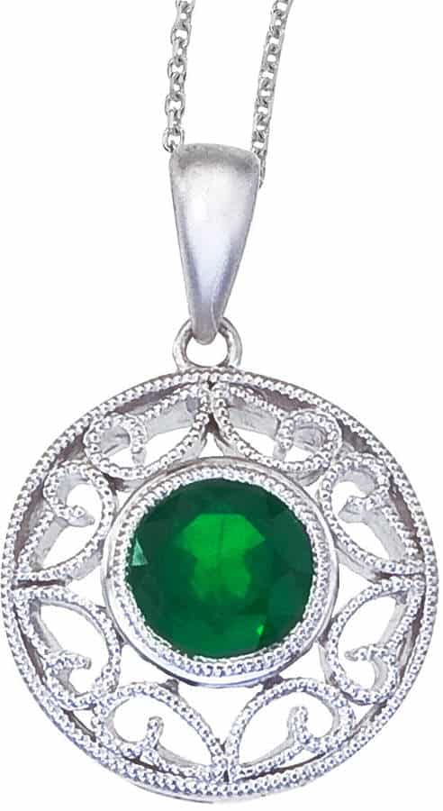 Gorgeous Emerald Necklace. BUY NOW!!! #BevHillsMag #fashion #shopping #shop #style #beverlyhills #jewelry