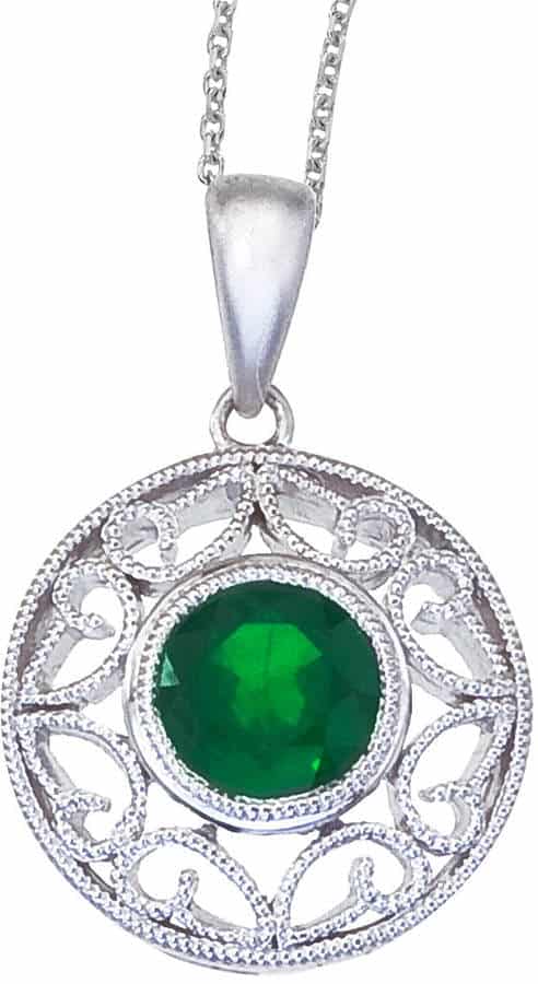 Gorgeous Emerald Necklace. BUY NOW!!! #BevHillsMag #fashion #shopping #shop #style #beverlyhills #jewelry 