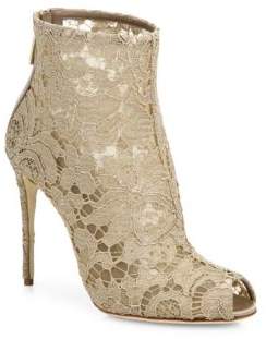 Dolce & Gabbana Lace Bootie High Heels. BUY NOW!!! ♥ #BevHillsMag #beverlyhills #fashion #style #shopping 