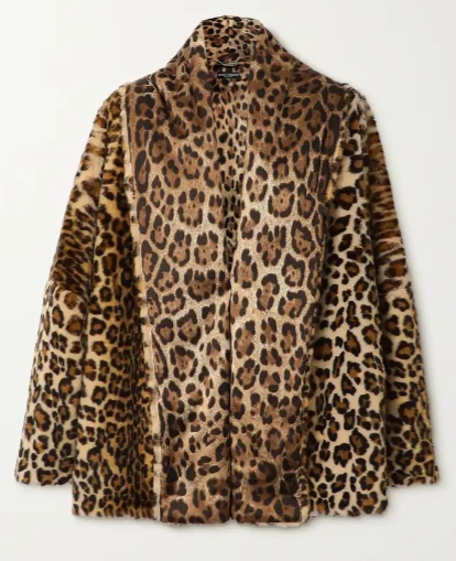 Dolce & Gabbana Faux Fur Coat. BUY NOW!!! #bevhilsmag#beautiful #furcoats #fauxfurcoats #fashion #style #celebrity