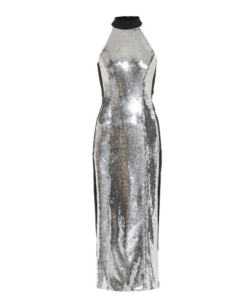 Galvan Silver Sequin Dress. BUY NOW!!! #shop #fashion #style #shop #shopping #clothing #beverlyhills #beverlyhillsmagazine #bevhillsmag #dress #silver
