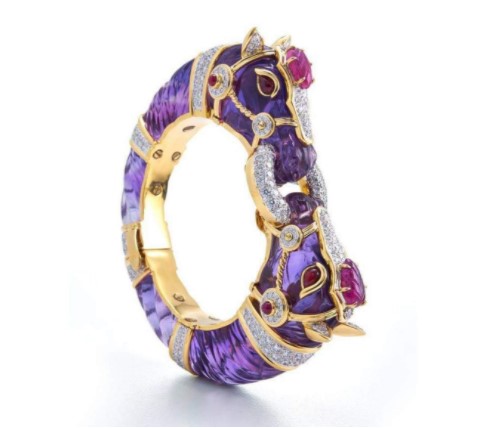 Jewelry-Diamonds-Sapphire-David-Webb--Bracelets-Beverly-Hills-Magazine