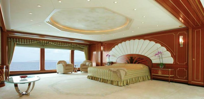 223' Luxury Yacht Spacious Bedroom