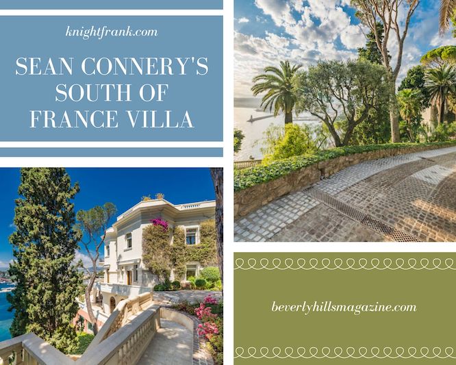 Sean Connery's South of France Villa #luxury #realestate #homesforsale #celebrity #celebrityhomes #celebrityrealestate #dreamhomes #bevhillsmag #beverlyhills #beverlyhillsmagazine #seanconnery