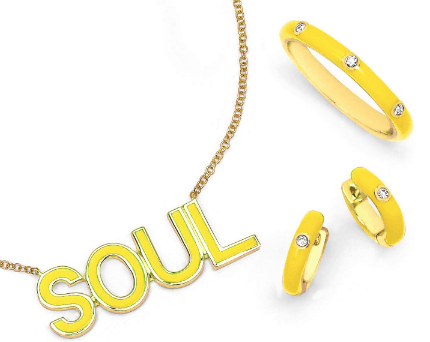 EF Collection + Soul Cycle Jewelry Line #shop #jewelry #necklaces #soulcycle #silver #gold #soulcycle #EFcollection