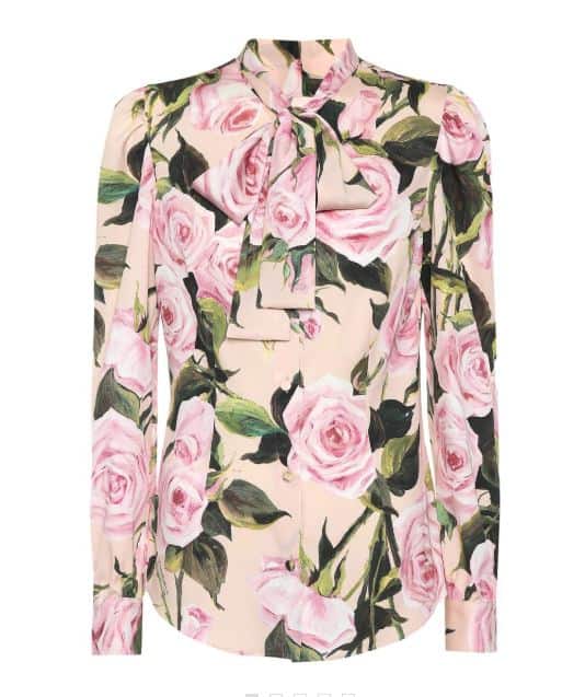 Dolce & Gabbana Silk Blouse. BUY NOW!!! #shop #fashion #style #shop #shopping #clothing #beverlyhills #beverlyhillsmagazine #bevhillsmag 