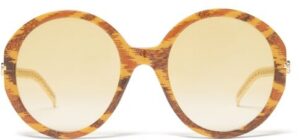 gucci-round-tortoiseshell-acetate-sunglasses-brown-multi #fashion #style #shop #sunglasses #eyewear #Gucci #bevhillsmag #beverlyhillsmagazine #beverlyhills