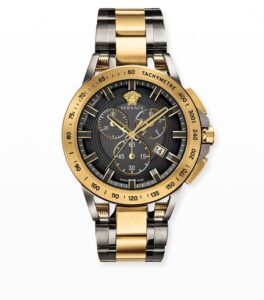 Versace mens-45mm-sport-tech-watch-in-two-tone #fashion #style #shop #Versace #menswatch #watch #jewelry #bevhillsmag #beverlyhillsmagazine #beverlyhills 