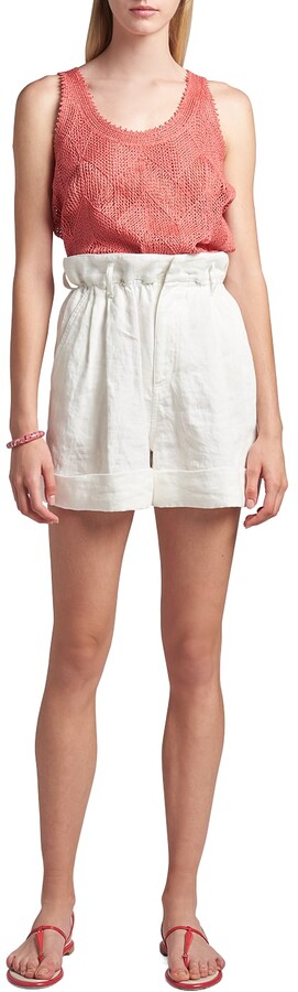 paperbag-washed-linen-shorts #Armani #shorts #linenshorts #fashion #style #shop #bevhillsmag #beverlyhillsmagazine