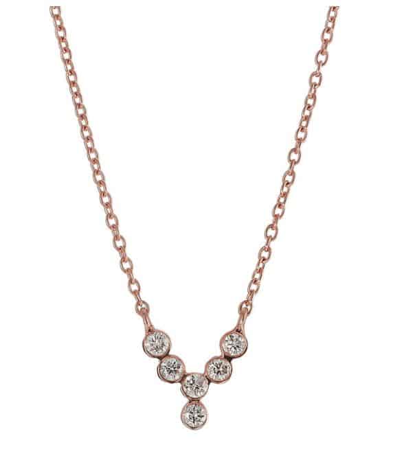Yannis Sergakis Rose Gold Diamond Necklace. BUY NOW!!! #beverlyhills #watches #shop #jewelry #necklace #rings #earrings #bevhillsmag #bevelryhillsmagazine
