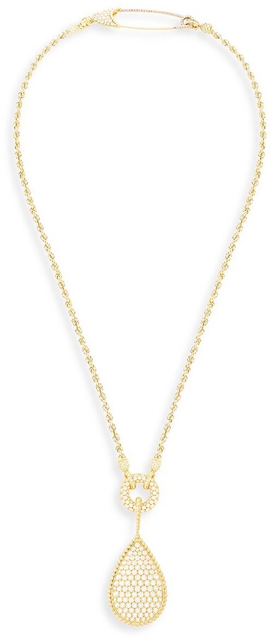 serpent-boheme-18k-yellow-gold-diamond-pendant-necklace #fashion #style #shop #necklace #diamonds #jewelry #jewels #bevhillsmag #beverlyhills #beverlyhillsmagazine