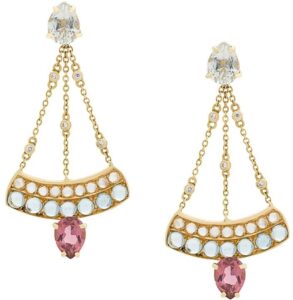 Dubini sophia-chandelier-18kt-gold-earrings #fashion #earrings #jewelry #jewels #diamonds #shop #style #Dubini #bevhillsmag #beverlyhills #beverlyhillsmagazine